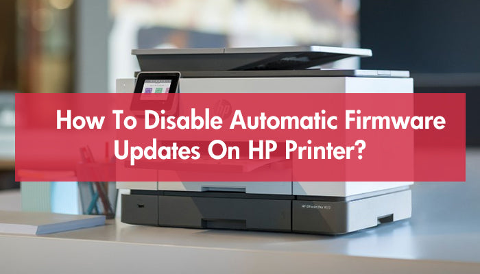 How To Disable Automatic Firmware Update