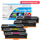 Kompatible Canon 067 tonerkassetter, flerpakning