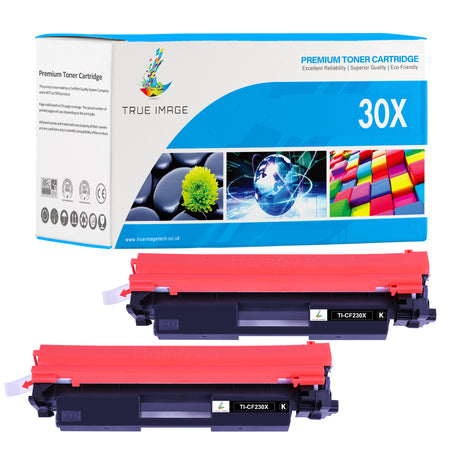 Compatible HP 30X CF230X Toner Cartridges 2 Pack