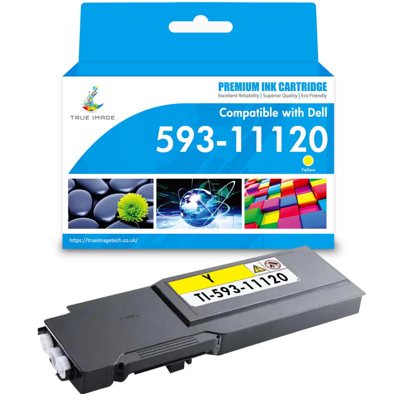 Compatible Dell 593-11120 Yellow Toner Kit