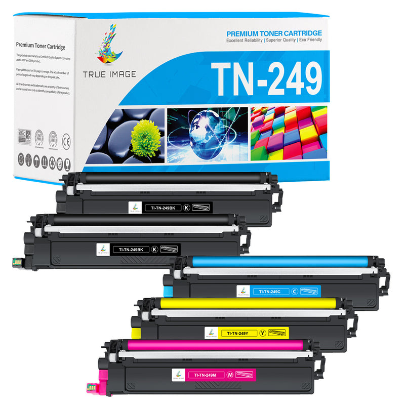 Compatible Brother TN249 TN-249CMYK Toner Cartridge 4-Pack
