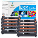 Compatible Brother TN-2220 Black Toner Cartridges - High Capacity Multipack