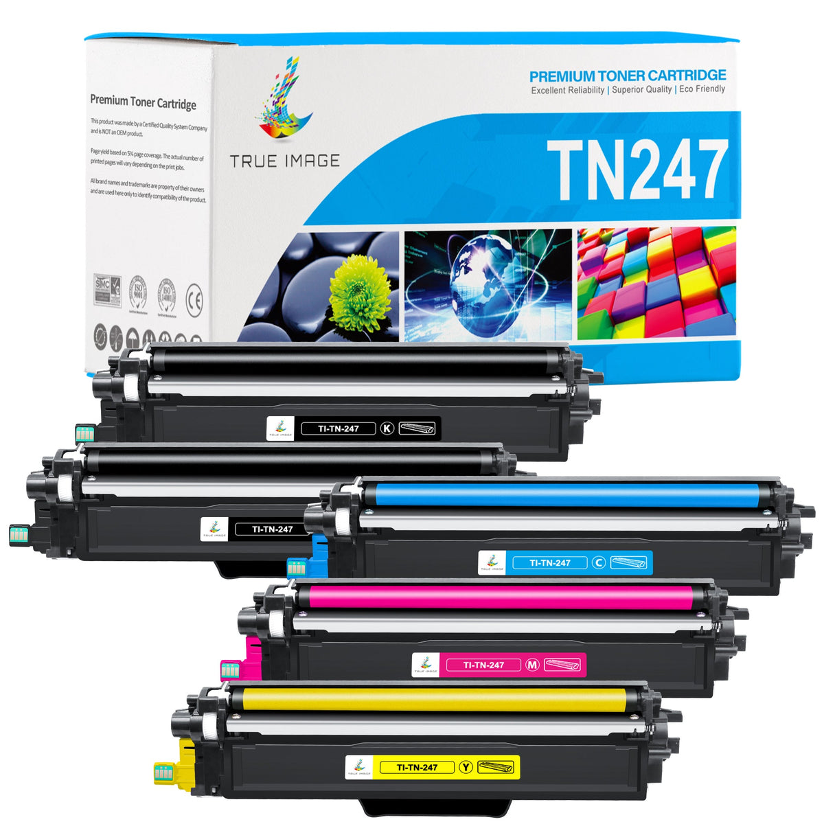 TN247 Toner Kompatibel für Brother TN-247 TN-243CMYK für MFC-L3710CW TN247 Toner Kompatibel für Brother TN-247 TN-243CMYK für MFC-L3710CW