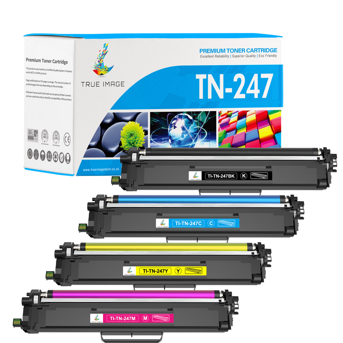Kit 4 Toner Brother TN247 Alta Resa – Nero E Colori - Foto 5