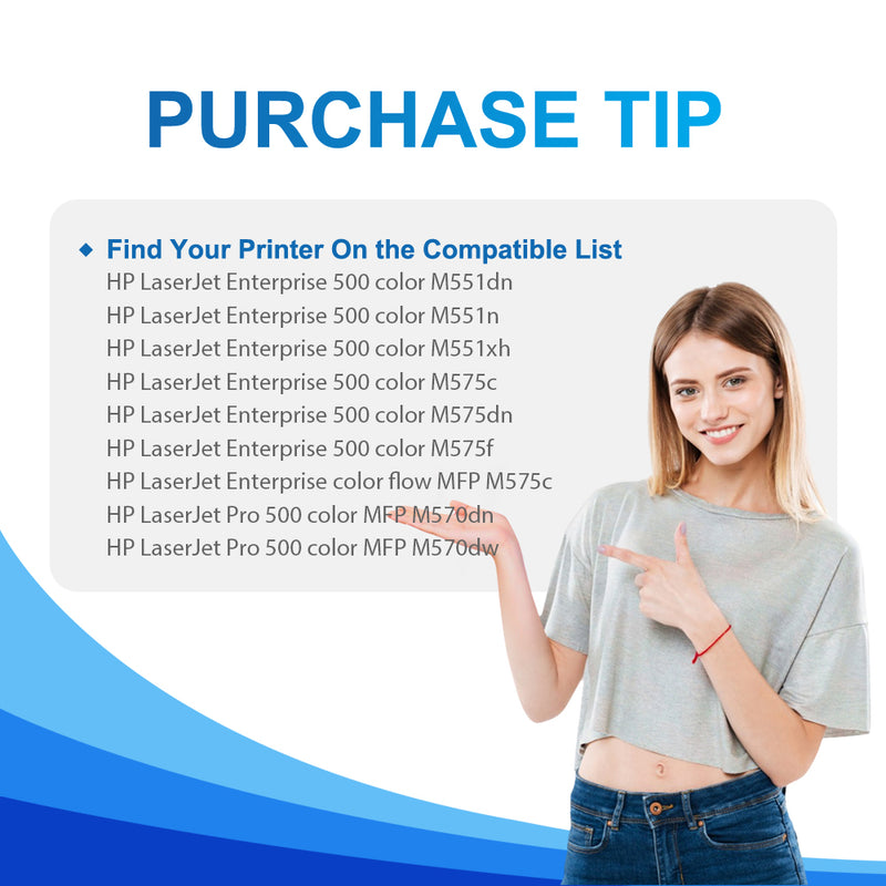 Compatible HP 507A Cyan Toner Cartridge - CE401A