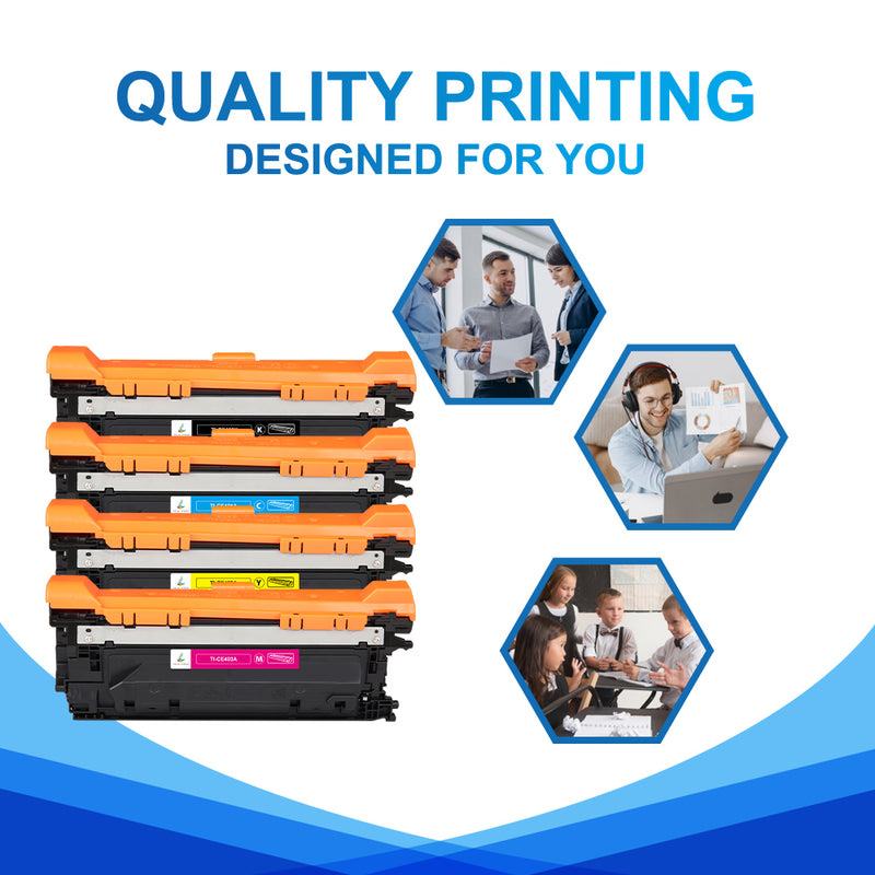 Compatible HP 507A/X Toner Cartridge Multipack - CE400X CE401A CE402A CE403A