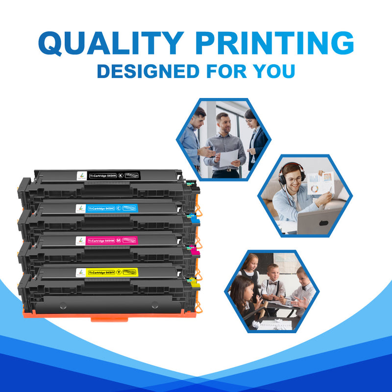 Canon 045H KCMY Toner Cartridges