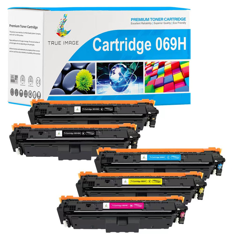 Compatible Canon 069H Toner Cartridge 4-Pack