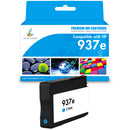 Compatible_HP_937e_Cyan_Ink_Cartridge