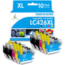 Kompatibel Brother LC-426XL CYMK bläckpatron, multipack