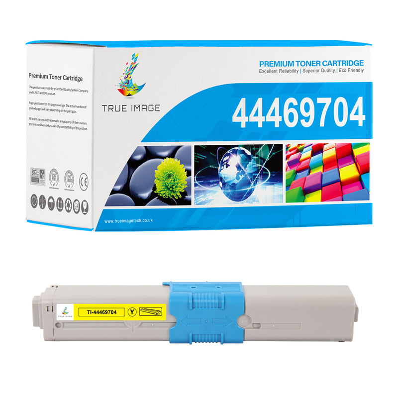 Compatible Okidata 44469704 Yellow Toner Kit