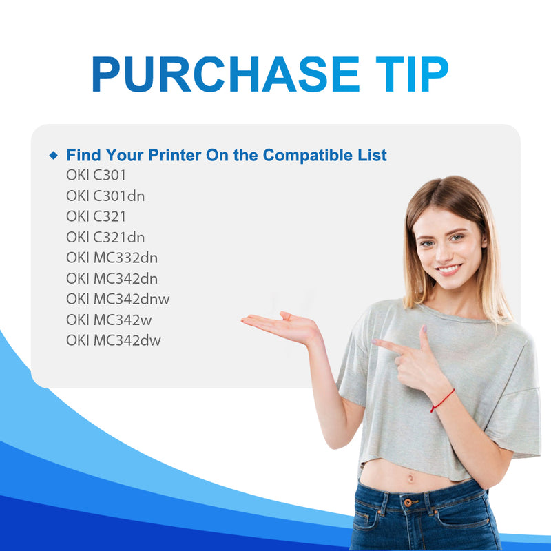 Compatible Okidata 44973535 Cyan Toner Kit