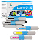 Compatible Okidata 46508709/46508710/46508711/46508712 Toner Set for Okidata MC363dn C332dn
