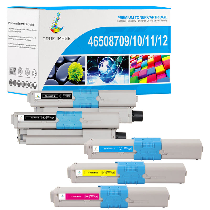 Compatible Okidata 46508709/46508710/46508711/46508712 Toner Set for Okidata MC363dn C332dn