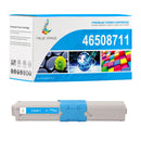 Compatible Okidata 46508711 Cyan Toner Kit