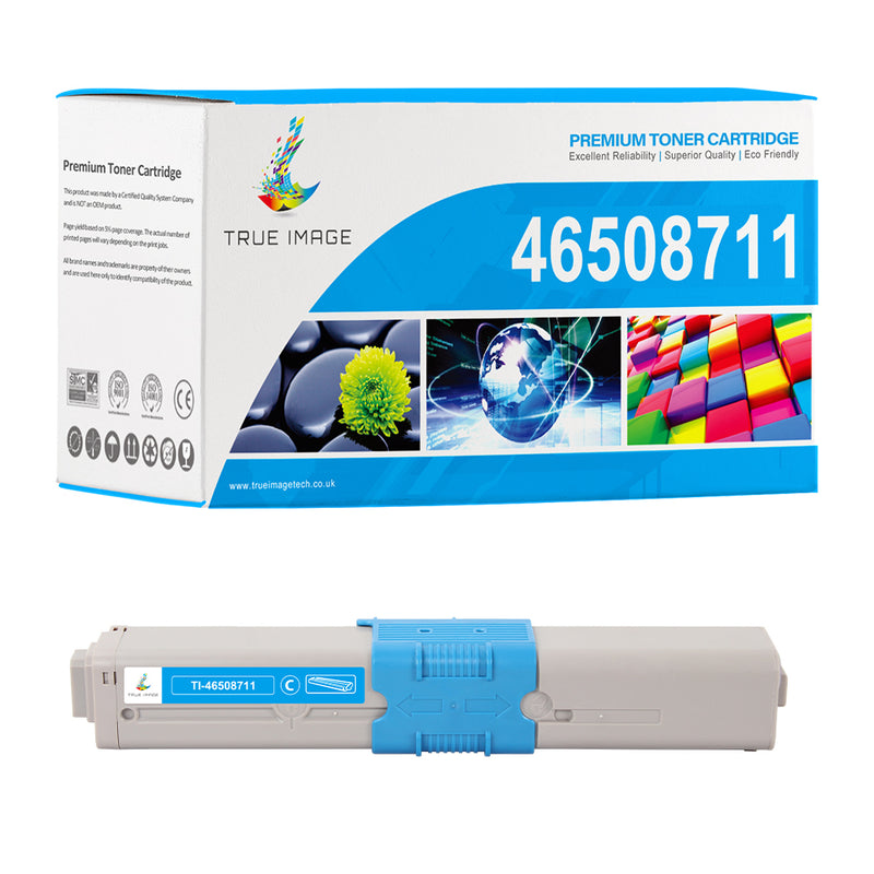 Compatible Okidata 46508711 Cyan Toner Kit