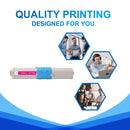 Compatible Okidata 46508710 Magenta Toner Kit