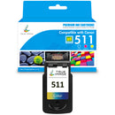 Compatible Canon CL511 CMY 3-Color Ink Cartridges