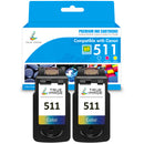 Compatible Canon CL511 CMY 3-Color Ink Cartridges