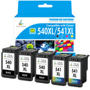 Kompatibel Canon PG540 XL CL541 XL bläckpatron, flerpack