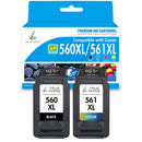Compatible Canon PG560 XL CL561 XL Ink Cartridge Multipack