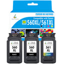Compatible Canon PG560 XL CL561 XL Ink Cartridge Multipack