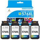 Compatible Canon CL576 CMY 3-Color Ink Cartridges