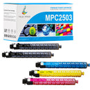 Compatible Ricoh 841925 CMYK Toner Multipack - Ricoh Aficio MP C2503, MP C2003, MP C2011SP