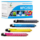 Compatible Ricoh 841925 CMYK Toner Multipack - Ricoh Aficio MP C2503, MP C2003, MP C2011SP