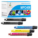 Compatible Ricoh 842095 CMYK Toner Multipack - Ricoh Aficio MP C306, MP C307, MP C406, MP C407