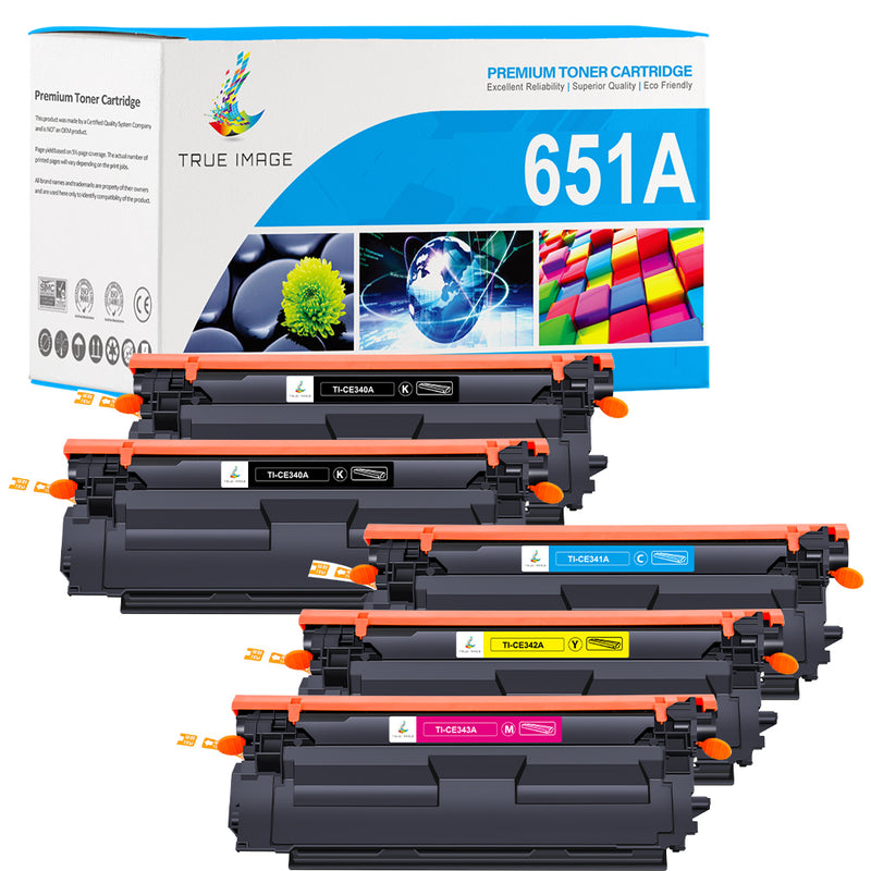 HP LaserJet Enterprise 700 Color MFP M775dn/M775f toner - kompatibel HP 651A multipakke