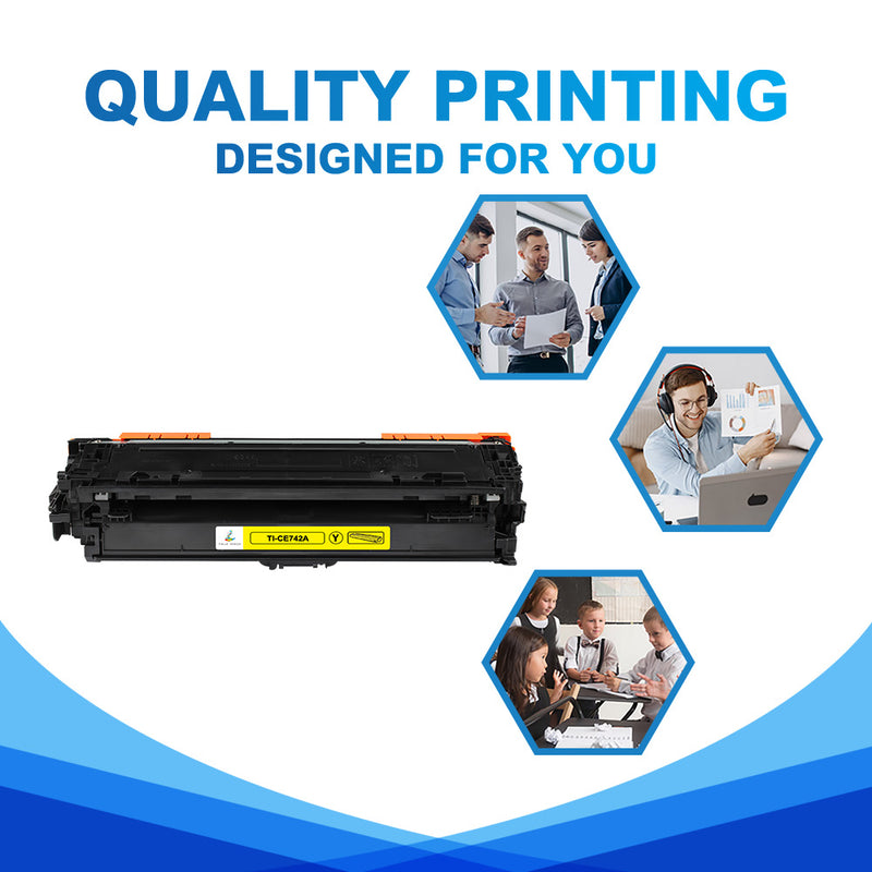 HP CE742A Toner Cartridges