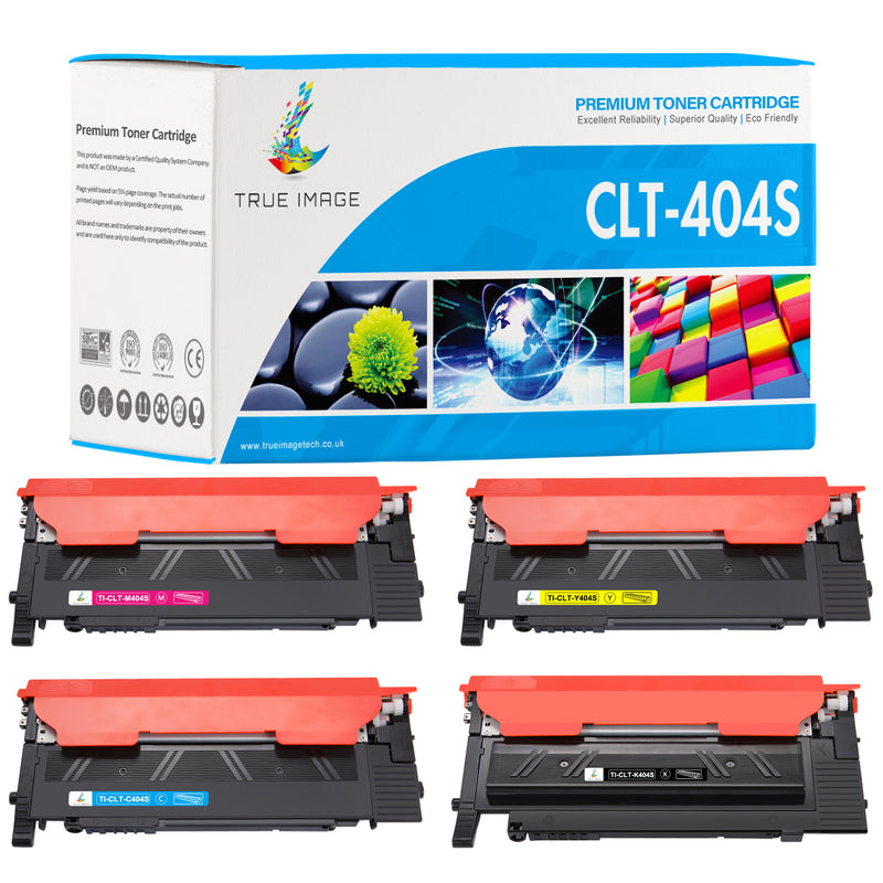 Samsung CLT-404S Toner Cartridges 4-Pack