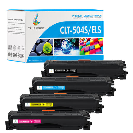 Compatible Samsung CLT 504S ELS Toner Cartridges 4 Pack