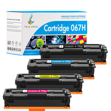 Compatible Canon 067H Toner Cartridges Multipack KCMY