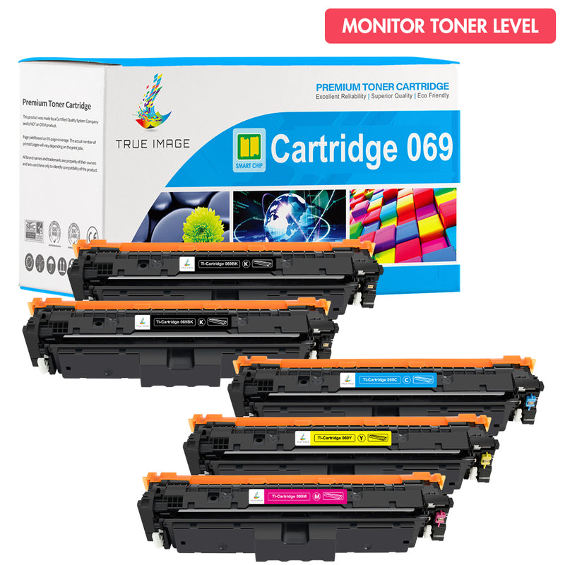 Compatible Canon 069 Toner Cartridge 4-Pack