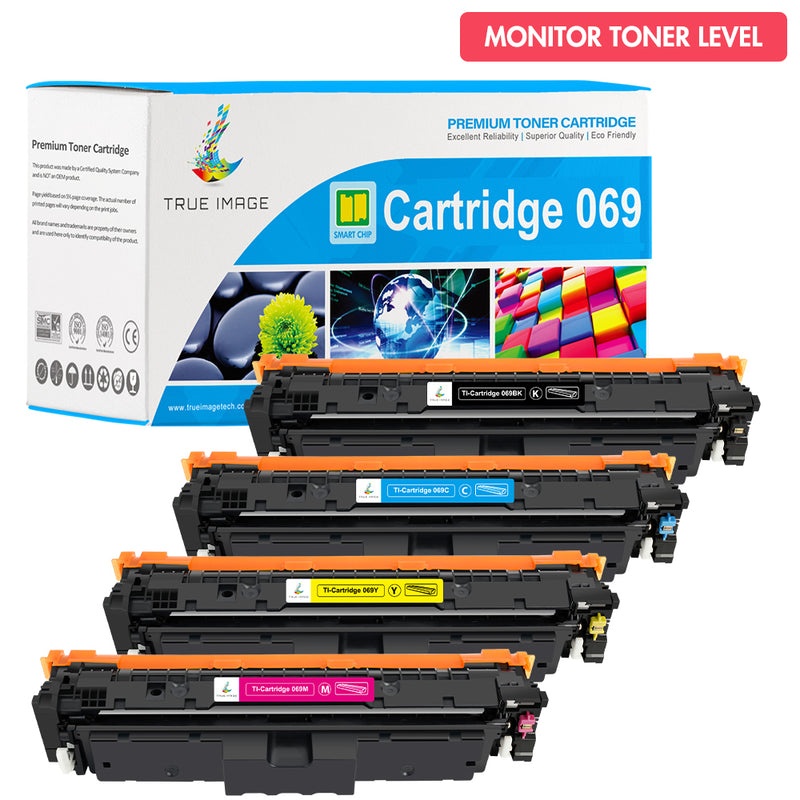 Compatible Canon 069 Toner Cartridge 4-Pack