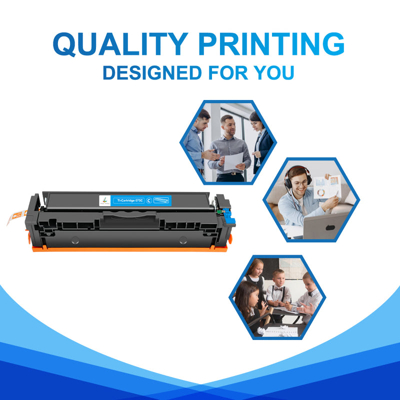 Compatible Canon 075 Cyan Toner Cartridge