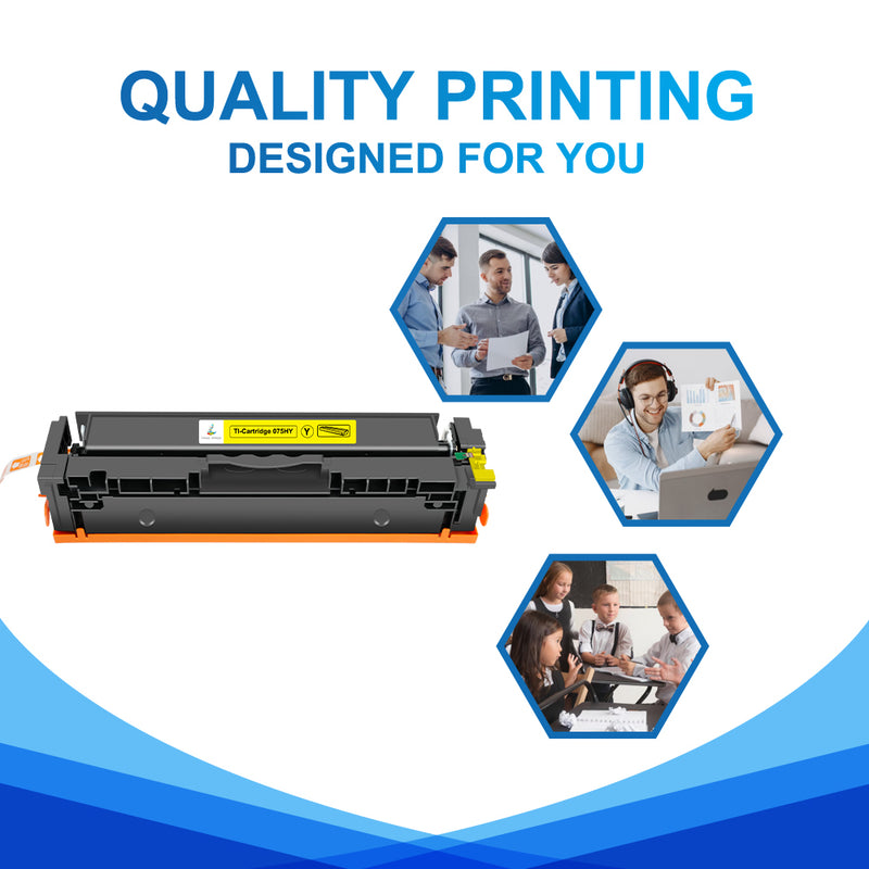 Compatible Canon 075H Yellow Toner Cartridge