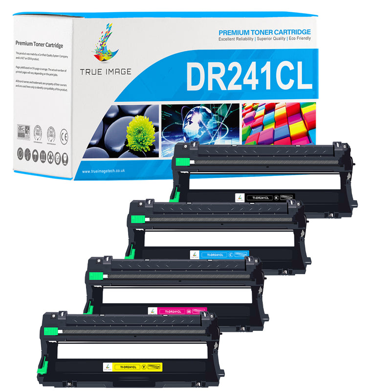 Compatible Brother DR241CL KCYM Drum Units 4-Pack