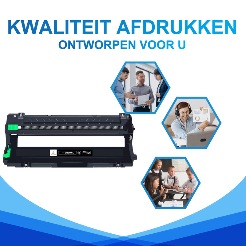 Compatible Brother DR241CL Black Drum Unit