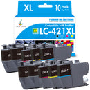 Kompatibel Brother LC421XL bläckpatron, flerpack