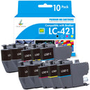 LC421 10-Pack Ink Cartridge Multipack