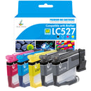 Compatible Brother LC527/LC527XL Ink Multipack for Brother MFC-J4350DW MFC-J4550DW