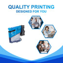 Kompatibel Brother LC527/LC527XL cyan blekkpatron