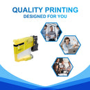 Kompatibel Brother LC527/LC527XL gul blekkpatron