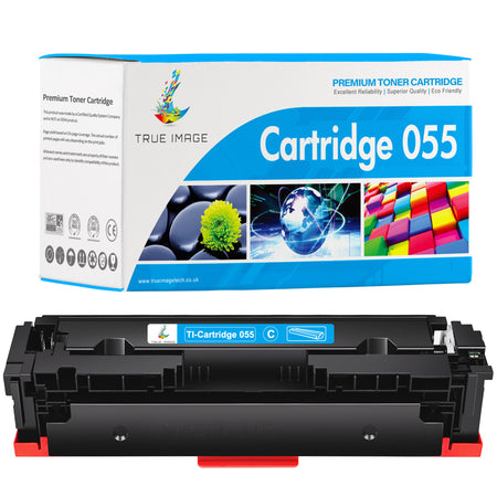 Compatible Canon 055 Cyan Toner Cartridges
