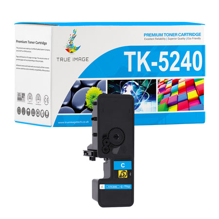 Compatible Kyocera TK 5240C Cyan Toner Cartridge