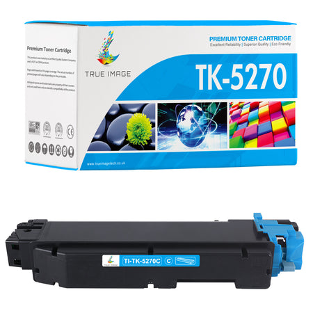 Compatible Kyocera TK 5270C Cyan Toner Cartridge