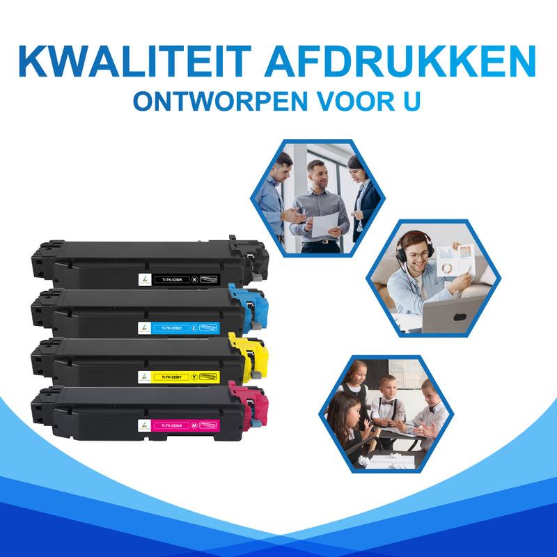 Compatible Kyocera TK-5280 Toner Cartridge Set